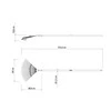 Lapų grėblys apvliais dantimis Tramontina 22 dantys/44cm/120cm medinis kotas
