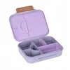 Lassig Lunchbox Bento su przegródkami Little Gang Heart lilac