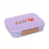 Lassig Lunchbox Bento su przegródkami Little Gang Heart lilac