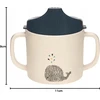 Lassig VAIKŲ GERIMO PUODULIS SU RANKENĖLĖMIS, NUIMAMU DANČIU, 150ml