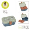 Lässig žalio olivinės spalvos pietų dėžutė berniukams ir mergaitėms - Lunchbox Happy Prints 245338