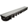 Latakas ZMM-MAXPOL su plastikinėmis pilkos sp. Line grotelėmis, 1000 x 98 mm