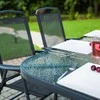 Lauko baldų komplektas PATIO Bordo, antracito