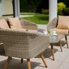 Lauko baldų komplektas PATIO Marlene, rudas