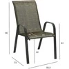Lauko kėdė SMART, 50 x 51 x 82 cm, antracito sp.