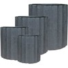 Lauko keramikinis vazonas, juodos sp., 26 x 26 x 29 cm