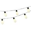 Lauko LED girlianda, įkraunama saulės energija KAUFTEC, 10 LED, šiltai baltos sp., 2 m