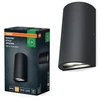 13,5W LED paviršinis lauko šviestuvas ENDURA STYLE, tamsiai pilkas, 3000K, IP54