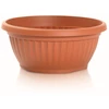 Prosperplast Dekoratyvinis lėkštas gėlių vazonas Misa D40cm/H17.3cm terakotos sp./plastikinis
