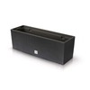 Prosperplast Lauko plastikinis vazonas RATO CASE, antracito sp., 18 x 58 x 20 cm