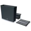 Prosperplast Lauko plastikinis vazonas RATO CASE, antracito sp., 18 x 58 x 20 cm