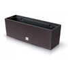 Lauko plastikinis vazonas RATO CASE, rudos sp., 18 x 58 x 20 cm