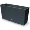 Prosperplast Lauko plastikinis vazonas RATO CASE T, su įdėklu, rudos sp., 24 x 77 x 69 cm