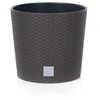 Prosperplast Dekoratyvinis gėlių vazonas Rato Round Ø25cm H22.4cm plastikinis/t.rudas