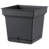Lauko plastikinis vazonas TERA HYDRAL 38, antracito sp., 38 x 34 cm