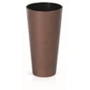 Prosperplast Lauko plastikinis vazonas TUBUS SLIM CORTEN, su įdėklu, vario sp., 40 x 76 cm