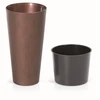 Prosperplast Lauko plastikinis vazonas TUBUS SLIM CORTEN, su įdėklu, vario sp., 40 x 76 cm