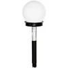 Lauko šviestuvas su saulės baterija IP44 Eko-Light 34cm 6000K juoda