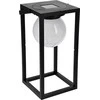 Mondex Lauko šviestuvas su saulės baterija IP44 15x15x30cm juodas
