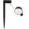 Lauko šviestuvas su saulės baterija IP44 1 LED/H31cm juodas