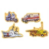 Lean Toys Kūrybingi žaisliniai magnetai, medinės transporto priemonės, mokymasis žaidžiant