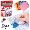 Lean Toys Kūrybinis folijos meno rinkinys „pasidaryk pats“ įklijavimas su blizgia folija