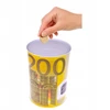 Lean Toys Metalowa skarbonka euro - duża, dekoracyjna 12,5 x 8 cm SP-503