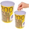 Lean Toys Metalowa skarbonka euro - duża, dekoracyjna 12,5 x 8 cm SP-503