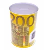 Lean Toys Metalowa skarbonka euro - duża, dekoracyjna 12,5 x 8 cm SP-503