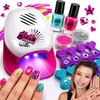 Lean Toys NAGU DAŽYMO RINKINYS SPA LAMP DRYER BLITERIS LAKAS DOVANŲ