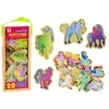 Lean Toys Rinkinys magnesów jednorożce vaikams 20 vnt prezent na urodziny