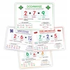 Learnhow mosios lentos - Matematiniai veiksmai 4 kortelės