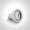 Bikuvalt 1W LED COB lemputė, GU10, 3000K, 7301CG/W