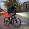 LED DVIRAČIO LIGHT USB C RINKINYS, skirtas priekyje ir gale, vandeniui atsparus priekinis galinis