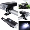 LED dviračio žibintai 2x USB priekinis galinis tvirtas vandeniui atsparus rinkinys 300lm CEree