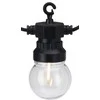 Mondex LED girlianda su laikmačiu laukui/patalpoms IP44 4.5m/10vnt. juodas