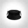 Bikuvalt 12W LED įleidžiamas šviestuvas, juodas, 3000/4000/5000K, 10109D/B/V