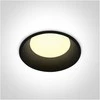Bikuvalt 12W LED įleidžiamas šviestuvas, juodas, 3000/4000/5000K, 10109D/B/V