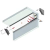 Bikuvalt LED juostos kampinis profilis CABI12 DUO E, anoduoto aliuminio, 2m