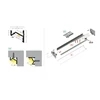 Bikuvalt LED juostos kampinis profilis CORNER10.v2, baltas, 2m