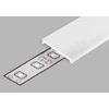 Bikuvalt LED juostos profilio dangtelis C3 CLICK, baltas, 2m