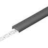 Bikuvalt LED juostos profilio dangtelis C3 CLICK, juodas, 3m