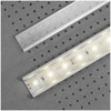 Bikuvalt LED juostos profilio dangtelis F CLICK, skaidrus, 2m