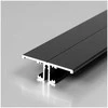 Bikuvalt LED juostos profilis BACK10 A/UX, juodas, 2m