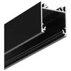 Bikuvalt LED juostos profilis LINEA20, juodas, 3m