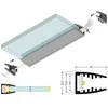 Bikuvalt LED juostos profilis MIKRO10, anoduotas aliuminis, 2m, su plokštele LED juostos montavimui