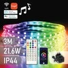 LED juostos rinkinys SPECTOR LIGHT, IP44,21,6W,RGB,dim.,pultelis,muz.,programos,3m,30LED/m