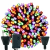LED Kalėdų eglutės lemputės SPALVINGOS 200 ĮVAIRIŲ SPALVŲ