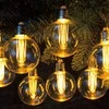 LED lauko girlianda su saulės baterija IP44 10vnt./1x1.2V Ni-MH šilta balta