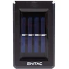 LED lauko prožektorius ENTAC, įkraunamas saulės energija, IP65, 10W, 6000K, 400 lm, 22 x 20 x 13 cm
